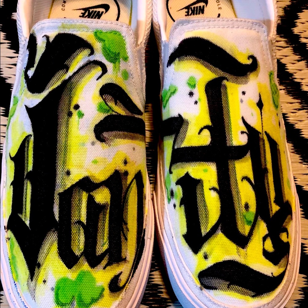 Custom Vanity Nike SB slip on